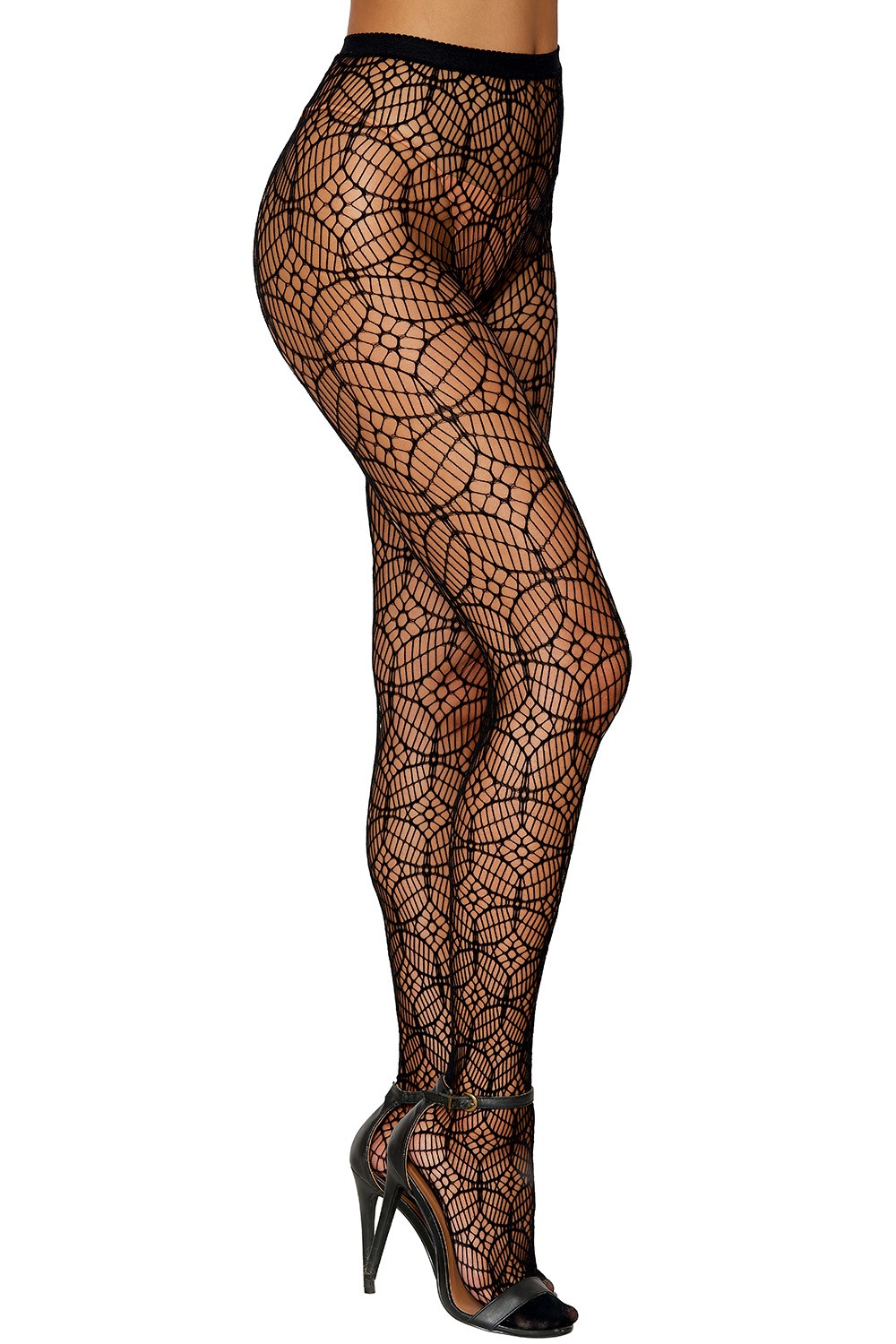 Fantasie panty ruit - DG0400BLK