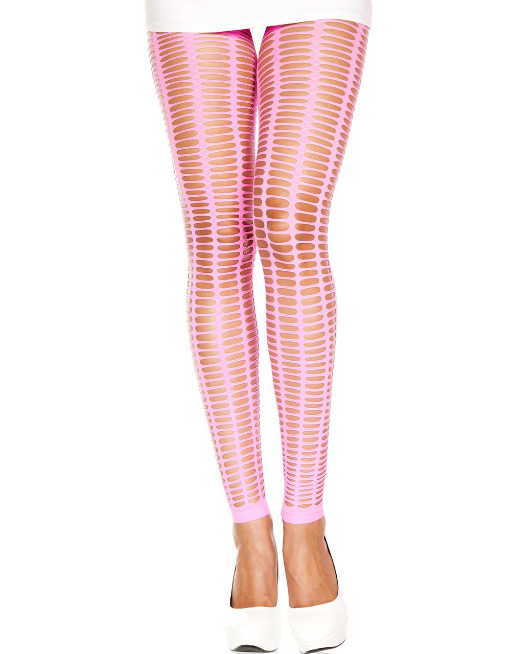 Felroze aansluitende legging met kleine gaatjes - MH35442NEP