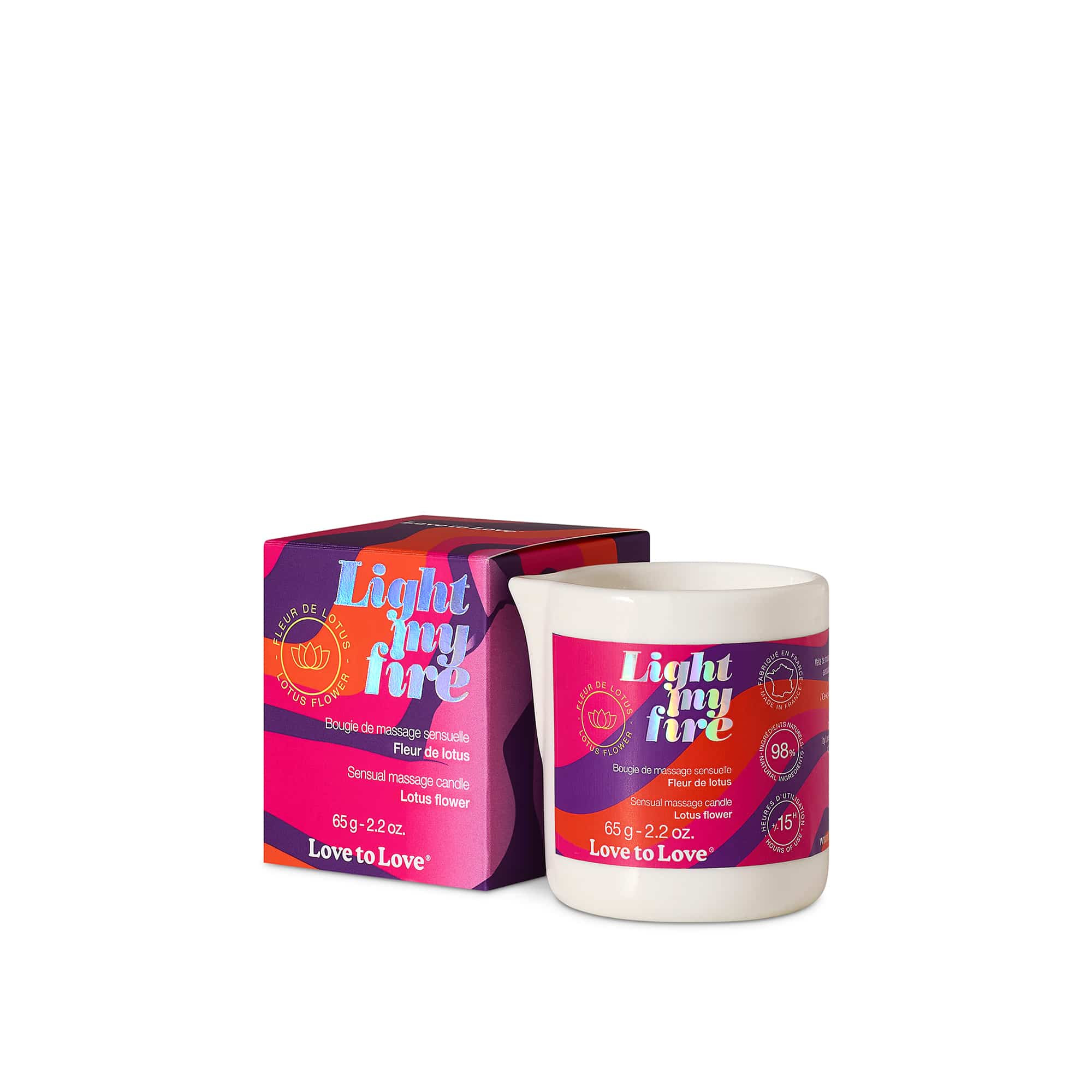 Light My Fire massagekaars Lotus bloem 65G