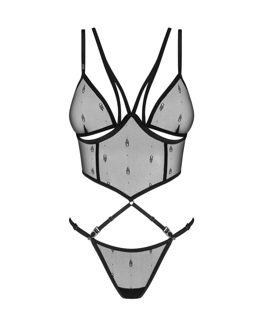 Anniverse special top et string - Noir
