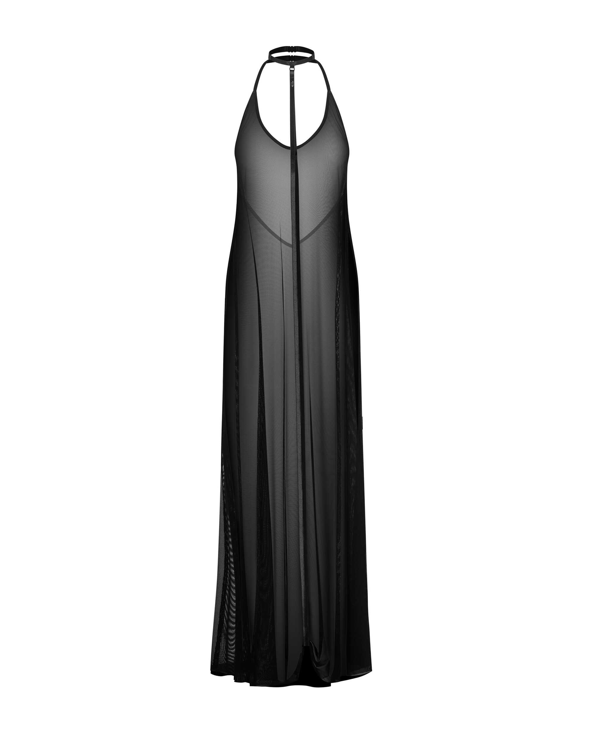 Nuites robe longue - Noire