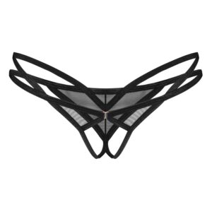 Euridia string ouvert - Zwart
