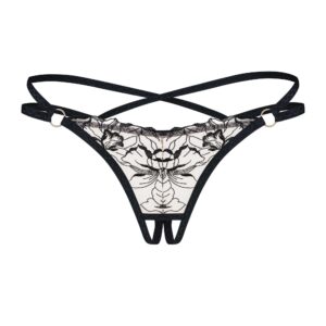 Vila blanes string ouvert - Zwart