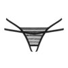 Lune Bellis string ouvert - Zwart