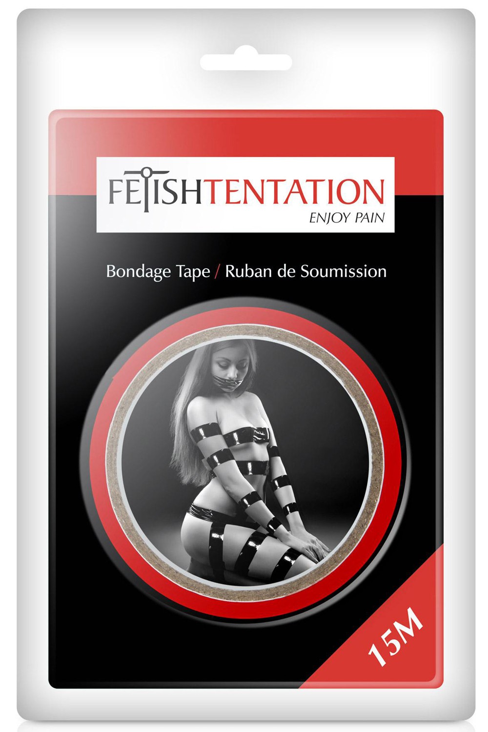 Rode BDSM-tape - CC5051100030 - Afbeelding 2