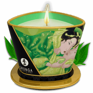Massagekaars gloed en strelingen - Zenitude Exotische groene thee