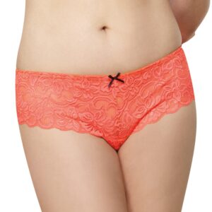 Koraal open kanten boyshort - DG7177XCOR