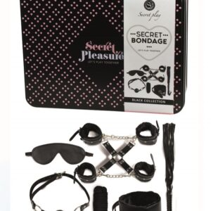 Geheime Bondage: BDSM Set 8 stuks 6148k - Zwart