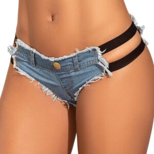 Micro short origineel effect Jean - MAL104BLCH