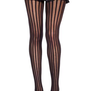 Fantasiepanty met ondoorzichtige lijnen - MH7231BLK
