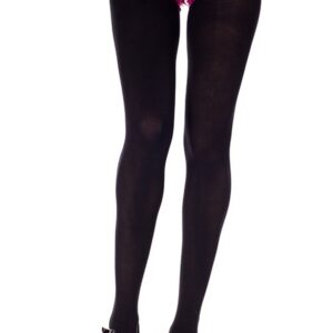 Zwarte ondoorzichtige panty van microvezel - MH2200BLK