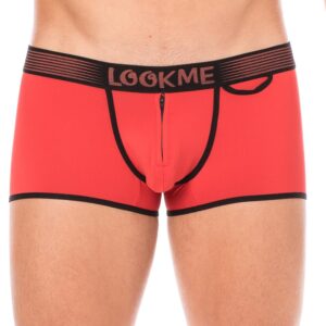 Rode mini-broek met rits - LM2003-68RED