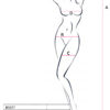 BS077B Bodystocking - Zwart