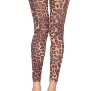 Fijne legging met luipaardprint - MH35804LEO