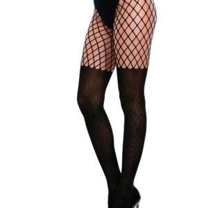 Kousenbroek met jarretellestijl - DG0367BLK