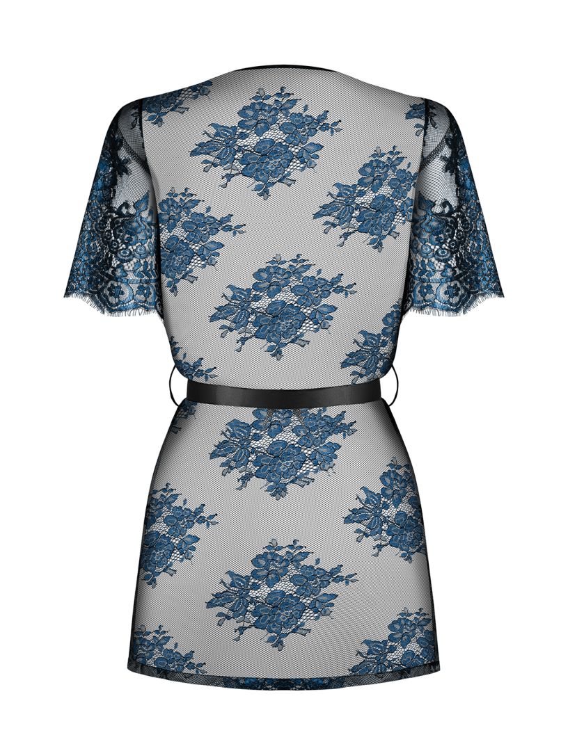 Yassmyne Peignoir - Blauw - Afbeelding 8