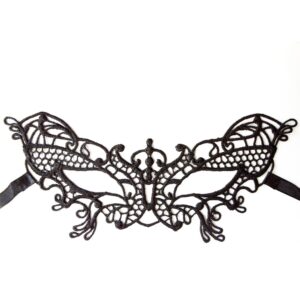 Zacht masker zwarte kant - 100824