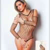 Zwarte fijne netstof body - Nummer 3 - Body Collectie - CM98004