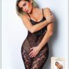 Bodystocking van bloemenkant en fijne netstof - Nummer 19 - Bodystocking Collectie - CM99019