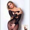 Lange mouwen bodystocking met open borsten - Nummer 5 - Bodystocking Collectie - CM99005