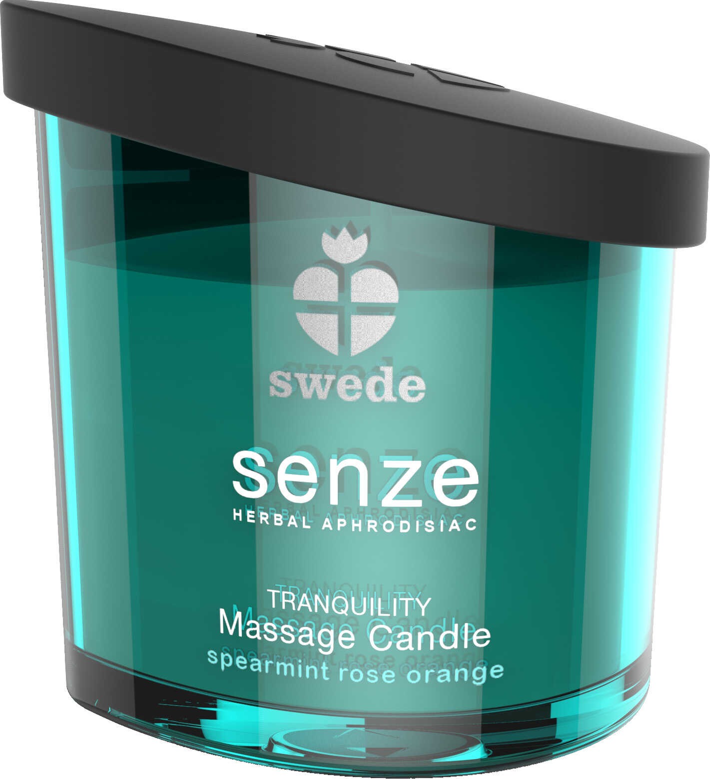 Massagekaars - Tranquility Spearmint Rose Orange - 50 ml - Afbeelding 2