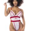 Verpleegsterkostuum met body en hoofdband - MAL6486COS