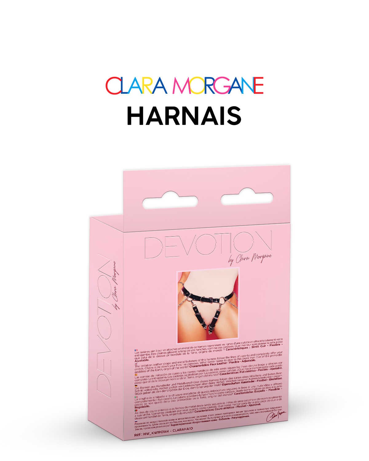 Gaïa Clara Morgane harnas - Zwart - Afbeelding 3