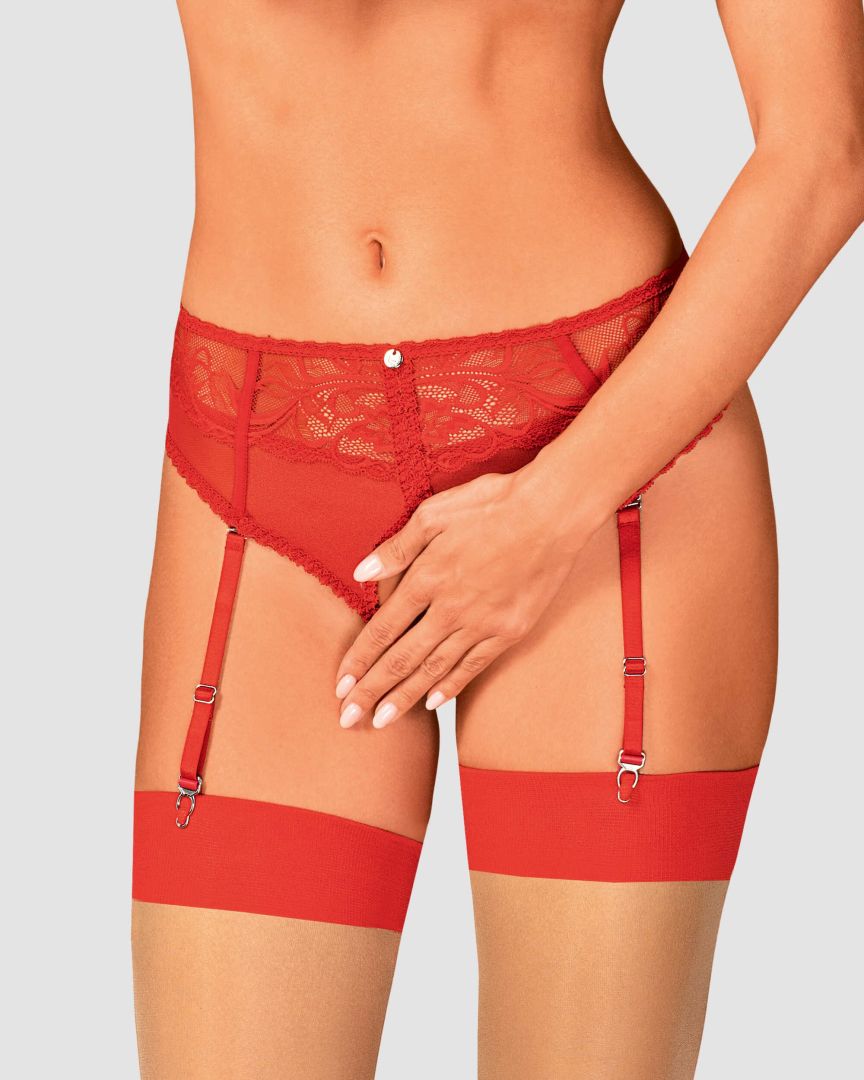Dagmarie Jarretelbroekje Rood - Afbeelding 4