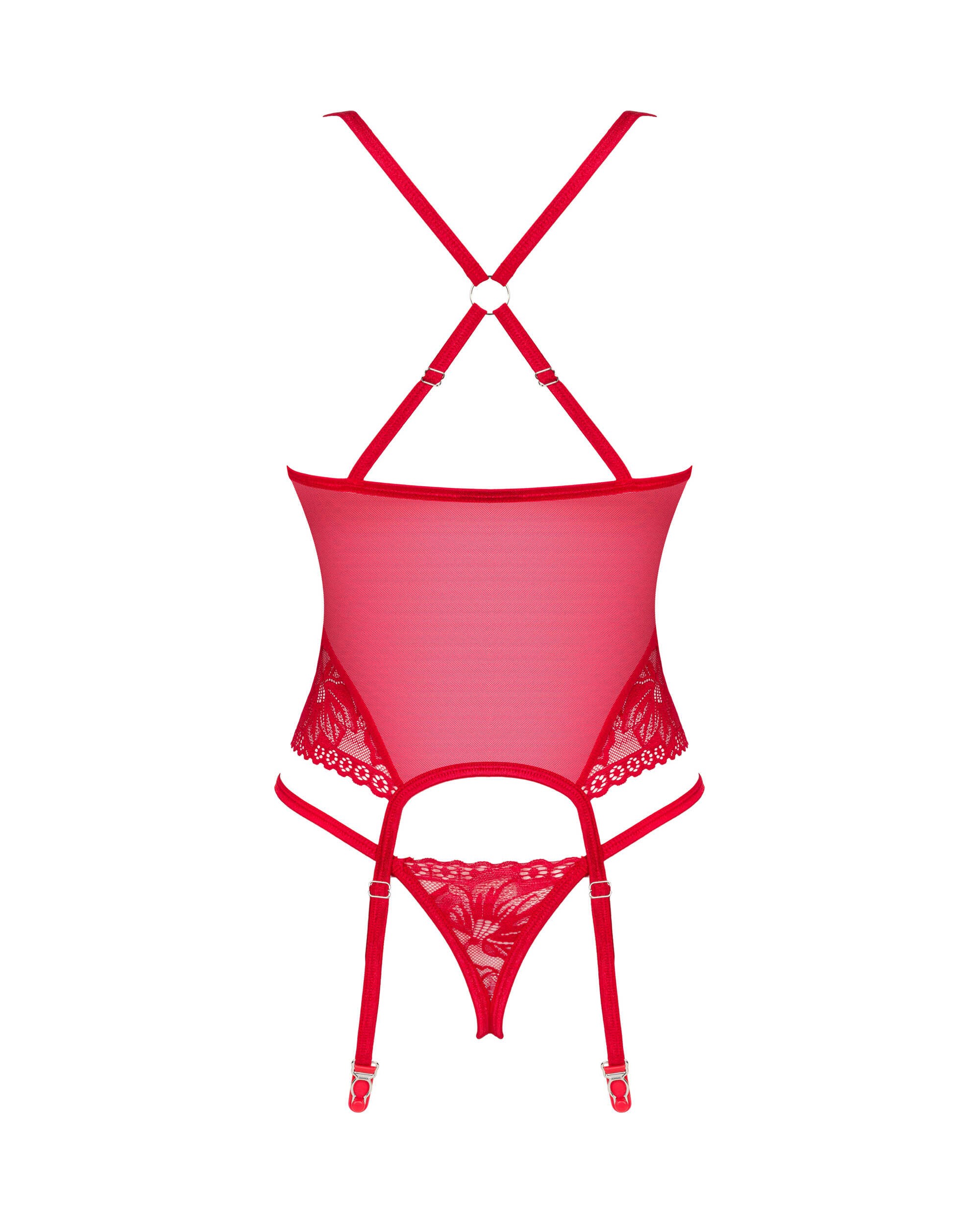 Lacelove Korset - rood - Afbeelding 8