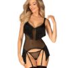 Sherila Corset en string - zwart