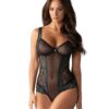 Amanta Body open - Zwart en Turkoois