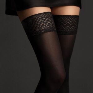 Ester zelfklevende panty's 60 den - Zwart