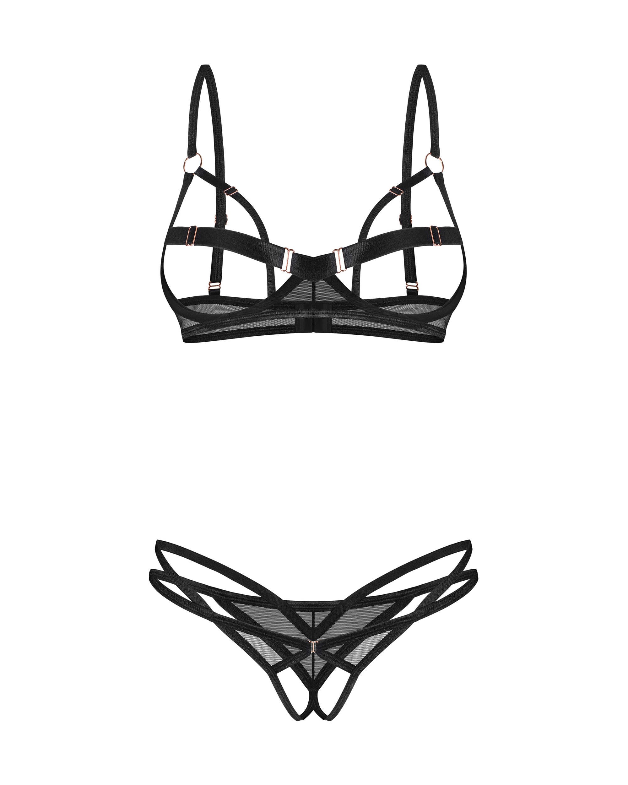 Euridia open set 2-delig - Zwart - Afbeelding 4