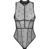 Anniverse speciale body en harnas - Zwart