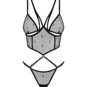 Anniverse speciale top en string - Zwart