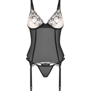 Vila blanes korset en string - Zwart