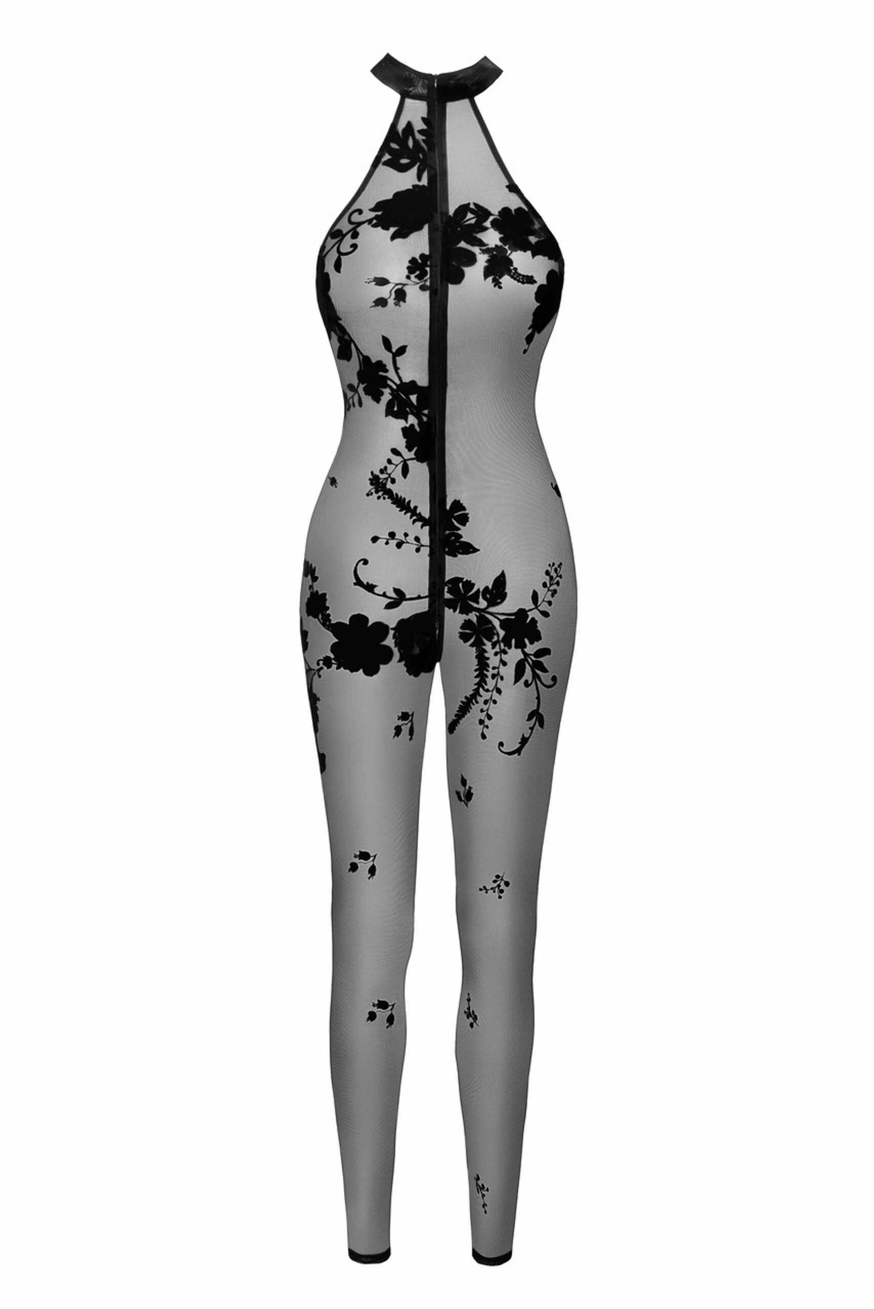 F315 Ego Gevlokte Mesh Jumpsuit - Afbeelding 5