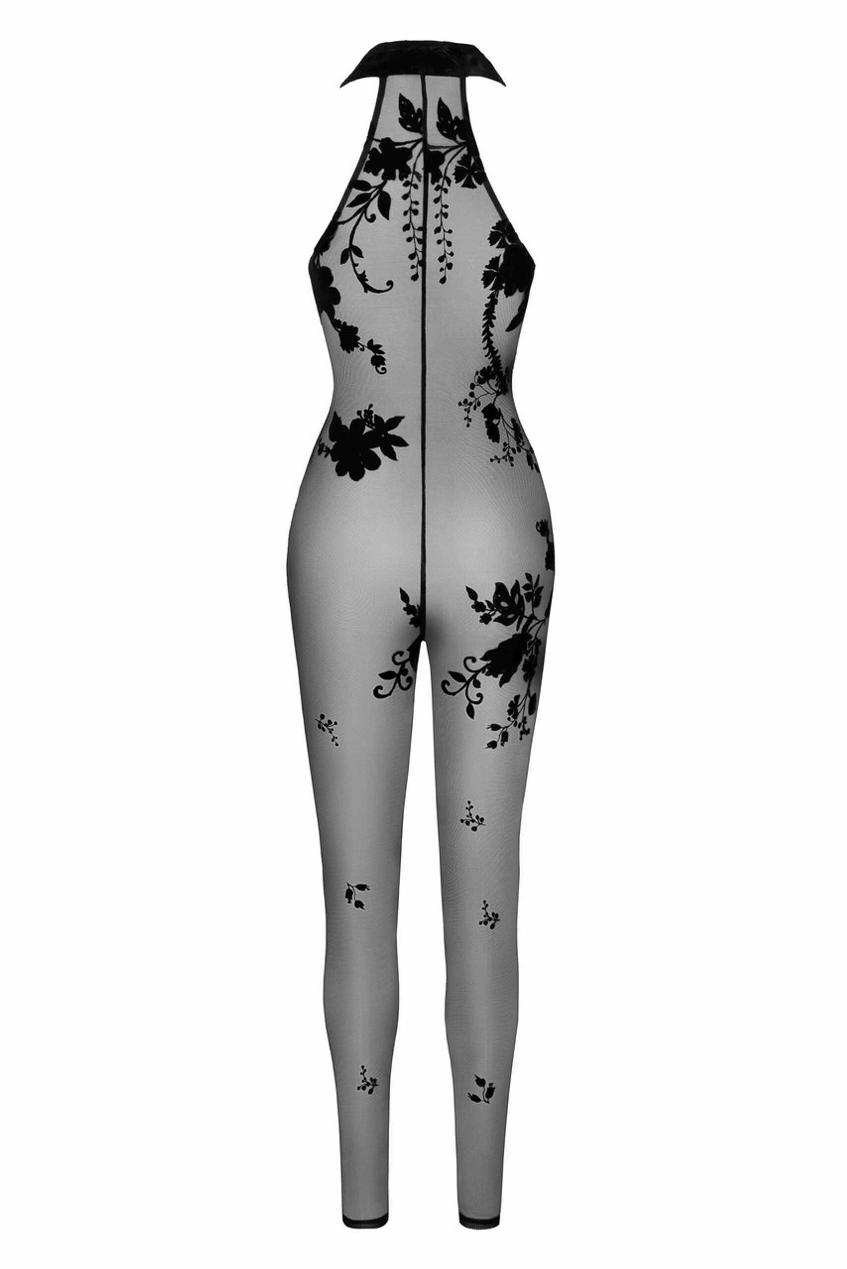 F315 Ego Gevlokte Mesh Jumpsuit - Afbeelding 6