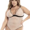 Body, grote maat, huidkleur en zwart - MAL8782XNBL