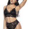 Set van 2 stuks bh en slip van gerecyclede vezels - MAL8796BLK