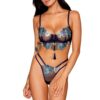 Bh-set met afneembare kettinkjes en string - DG13224DEN
