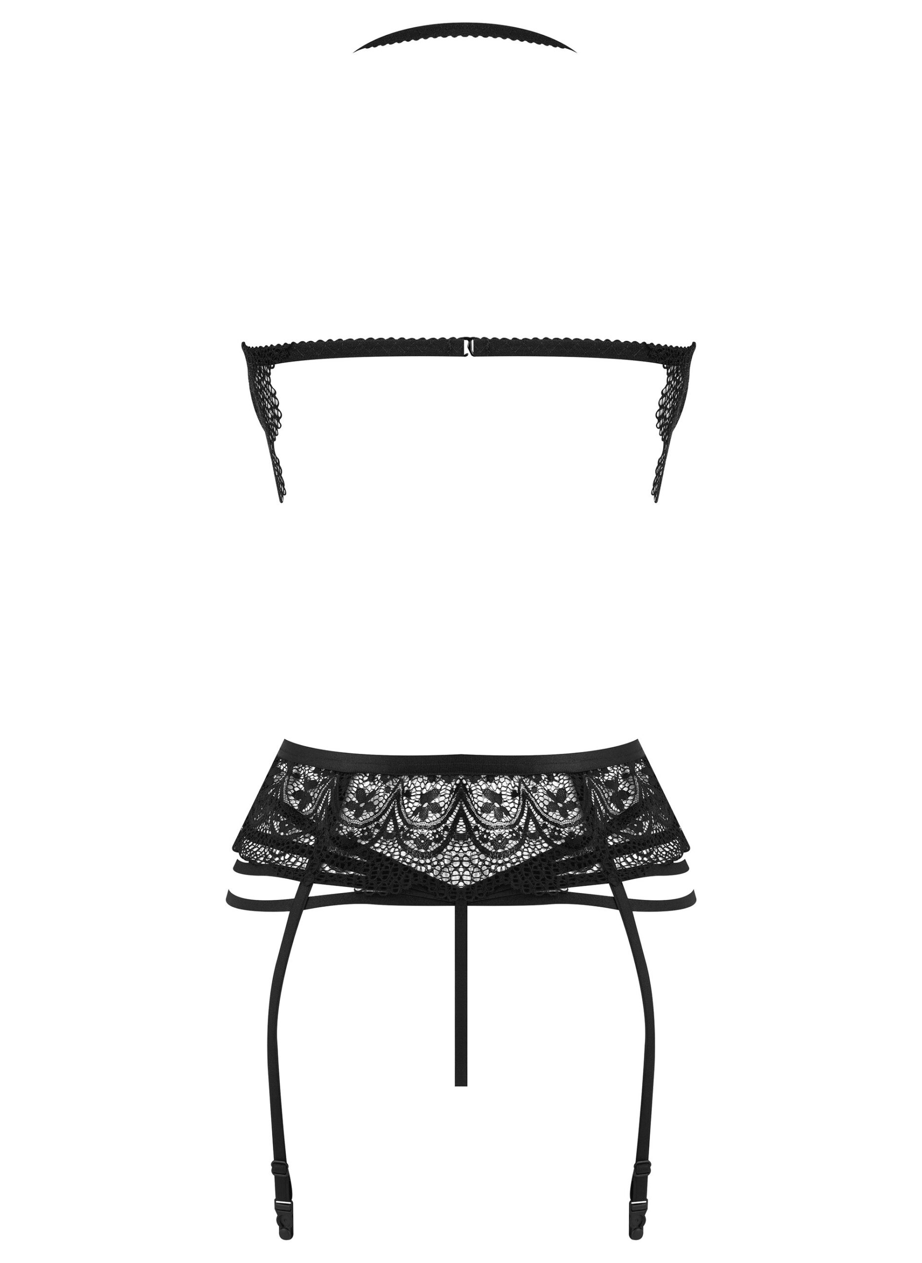 Lace Temptation set - zwart - Afbeelding 8