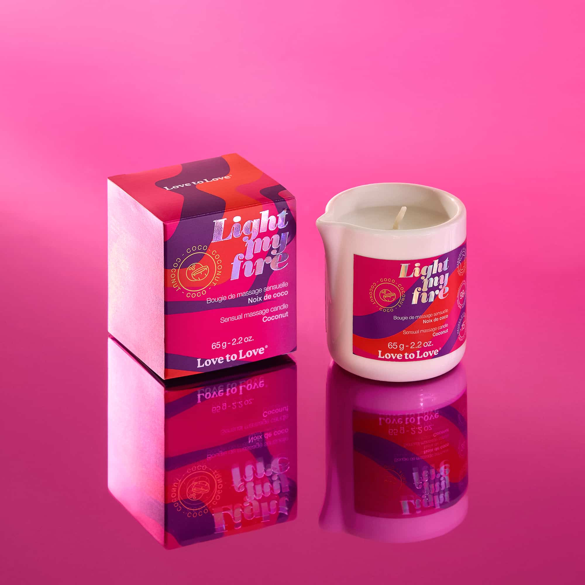 Light My Fire massagekaars Kokosnoot 65G - Afbeelding 2