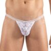 Witte kanten string All Square - LM2499-03WHT