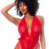 Rood kanten body string - MAL8905RD