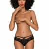 Zwarte slip Adore me - PH0135BLK