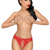 Rode open slip Naughty valentine - PH0121RED