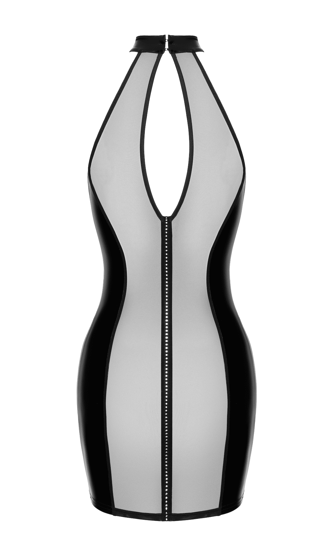F370 Luxuria Mini jurk transparant kristal - Afbeelding 7