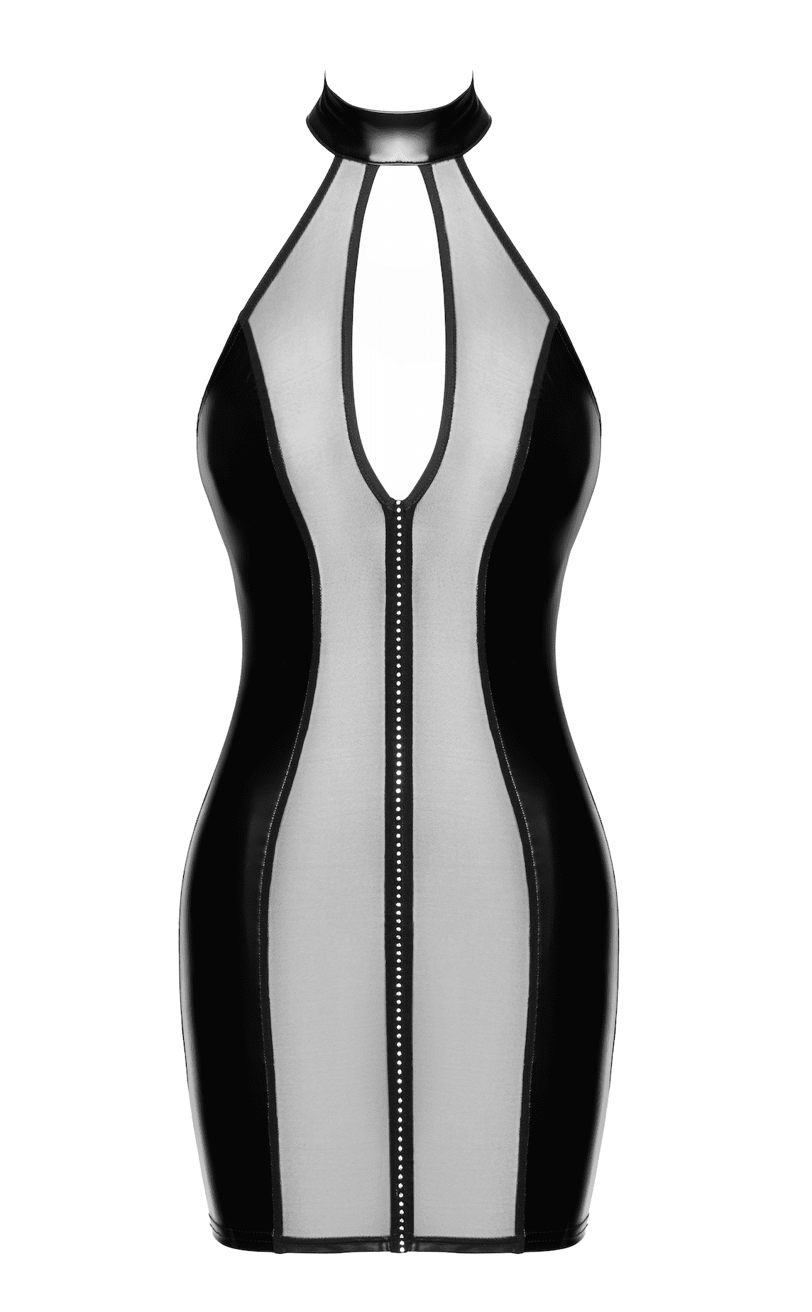 F370 Luxuria Mini jurk transparant kristal - Afbeelding 6