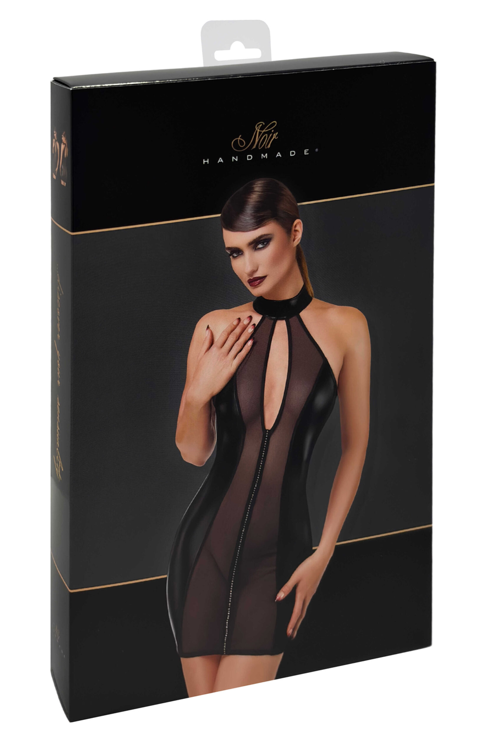 F370 Luxuria Mini jurk transparant kristal - Afbeelding 8